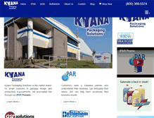 Tablet Screenshot of kyanaind.com